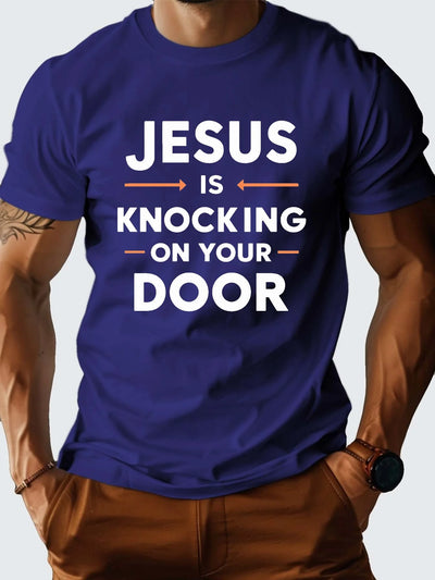 Jesus Is Knocking T Shirt